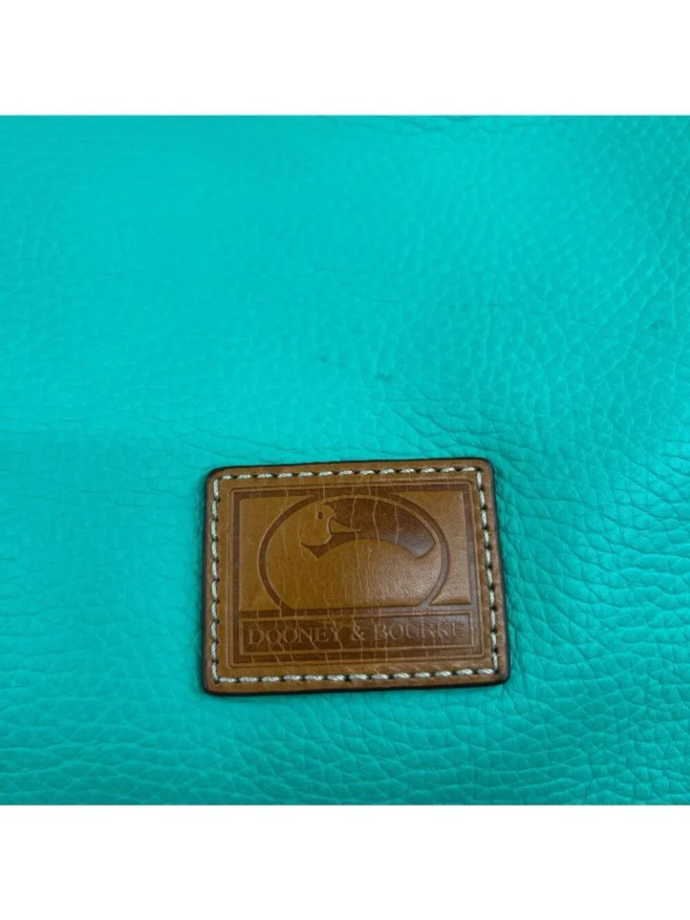 Dooney & Bourke Pebble Grain Paige Sac Hobo Bag in Carribean Green